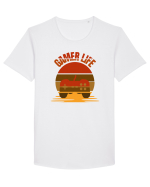 Gamer Life Tricou mânecă scurtă guler larg Bărbat Skater