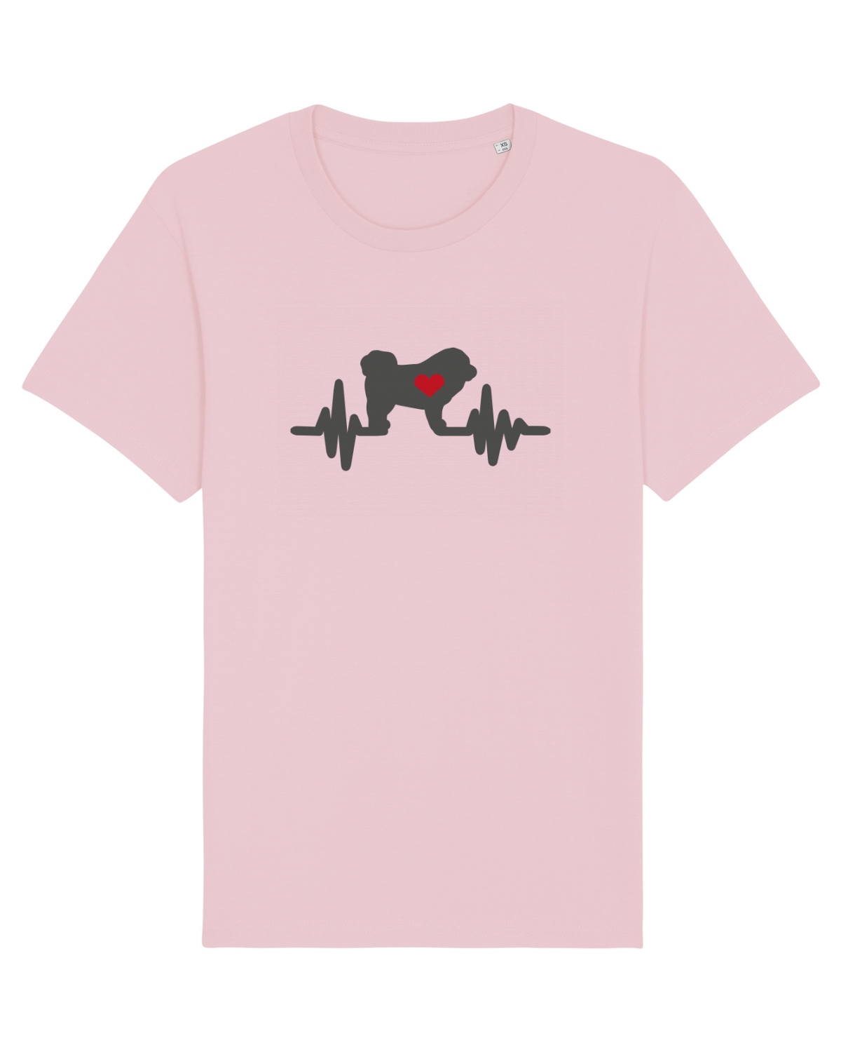 Tricou mânecă scurtă Unisex Rocker Cotton Pink