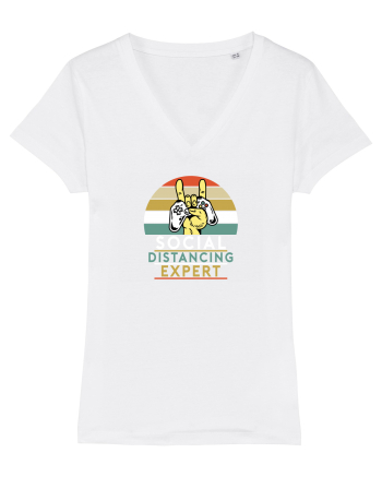 Social Distancing Expert White