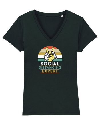 Social Distancing Expert Black