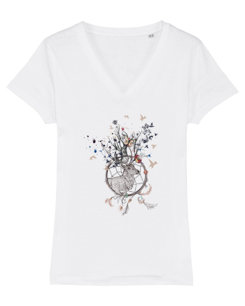 Cerb Floral in Dreamcatcher Natural White