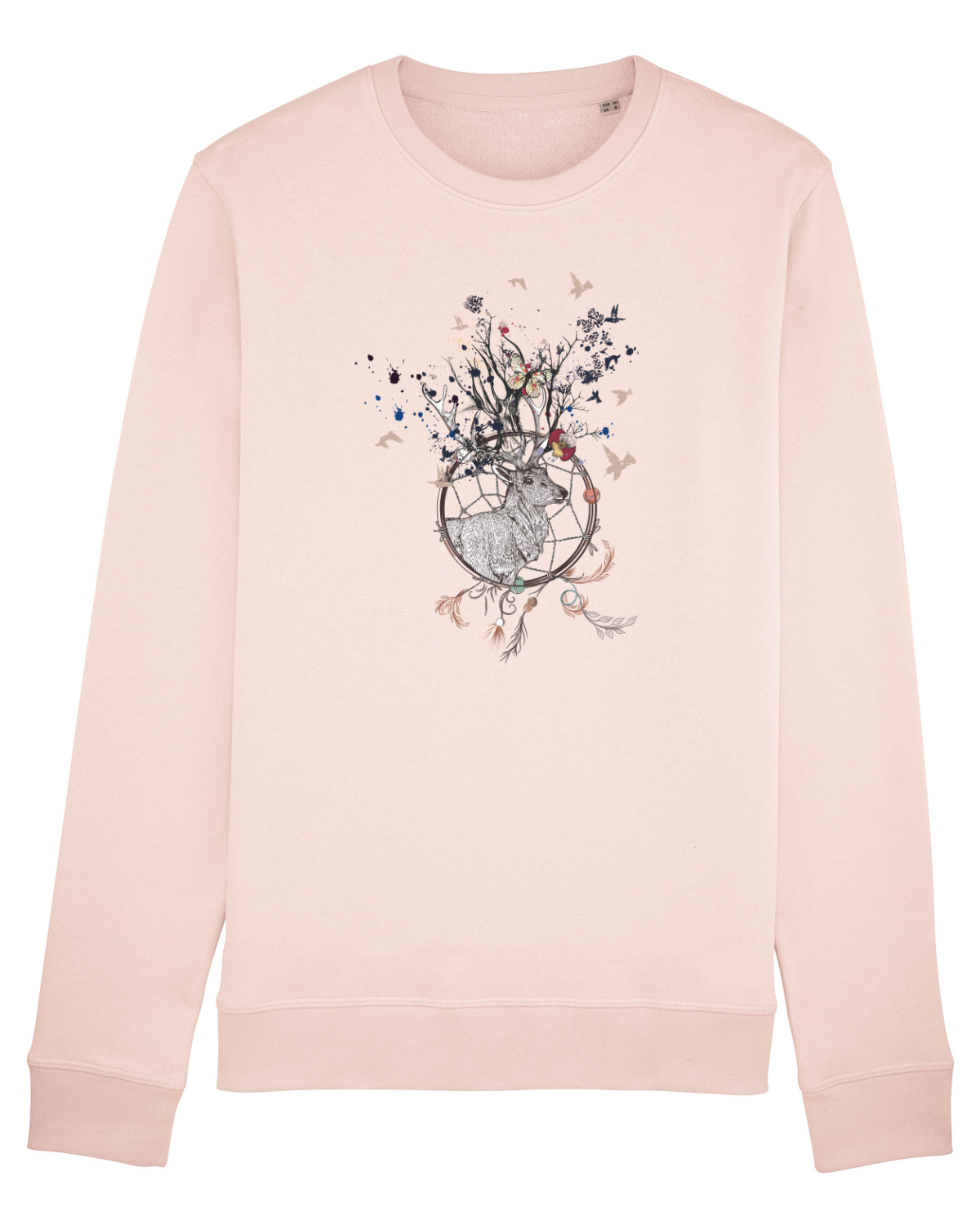 Bluză mânecă lungă Unisex Rise Candy Pink