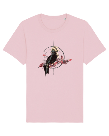 Pasăre cu Natura Roșu Cotton Pink