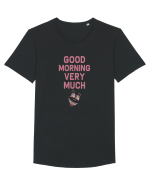 Good Morning :) Tricou mânecă scurtă guler larg Bărbat Skater
