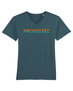 Protestez Tricou mânecă scurtă guler V Bărbat Presenter