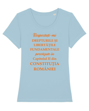 Drepturile si libertatile fundamentale Sky Blue
