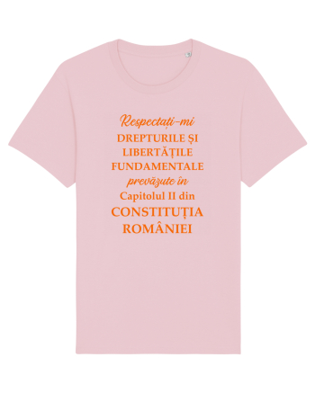 Drepturile si libertatile fundamentale Cotton Pink