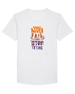 Inspiro #25 Tricou mânecă scurtă guler larg Bărbat Skater