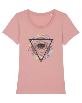 Ochi în Triunghi cu Pene Canyon Pink