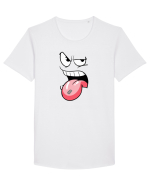 sharp tongue Tricou mânecă scurtă guler larg Bărbat Skater