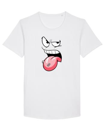 sharp tongue White