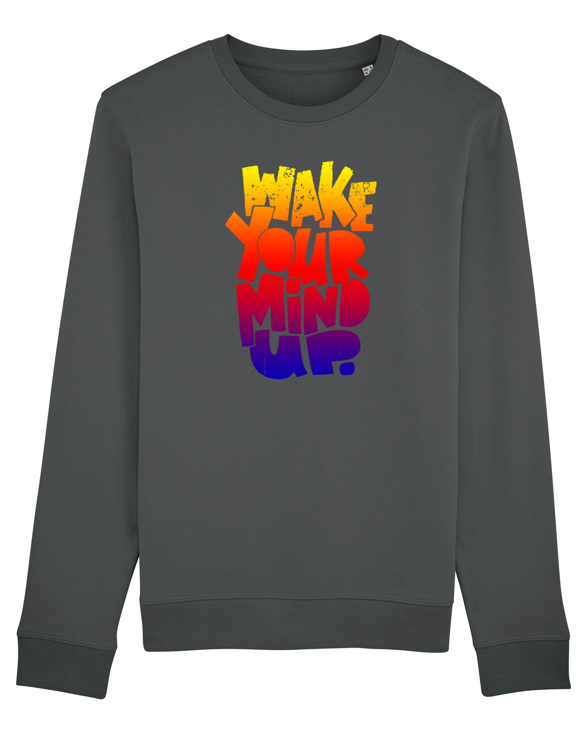 Bluză mânecă lungă Unisex Rise Anthracite