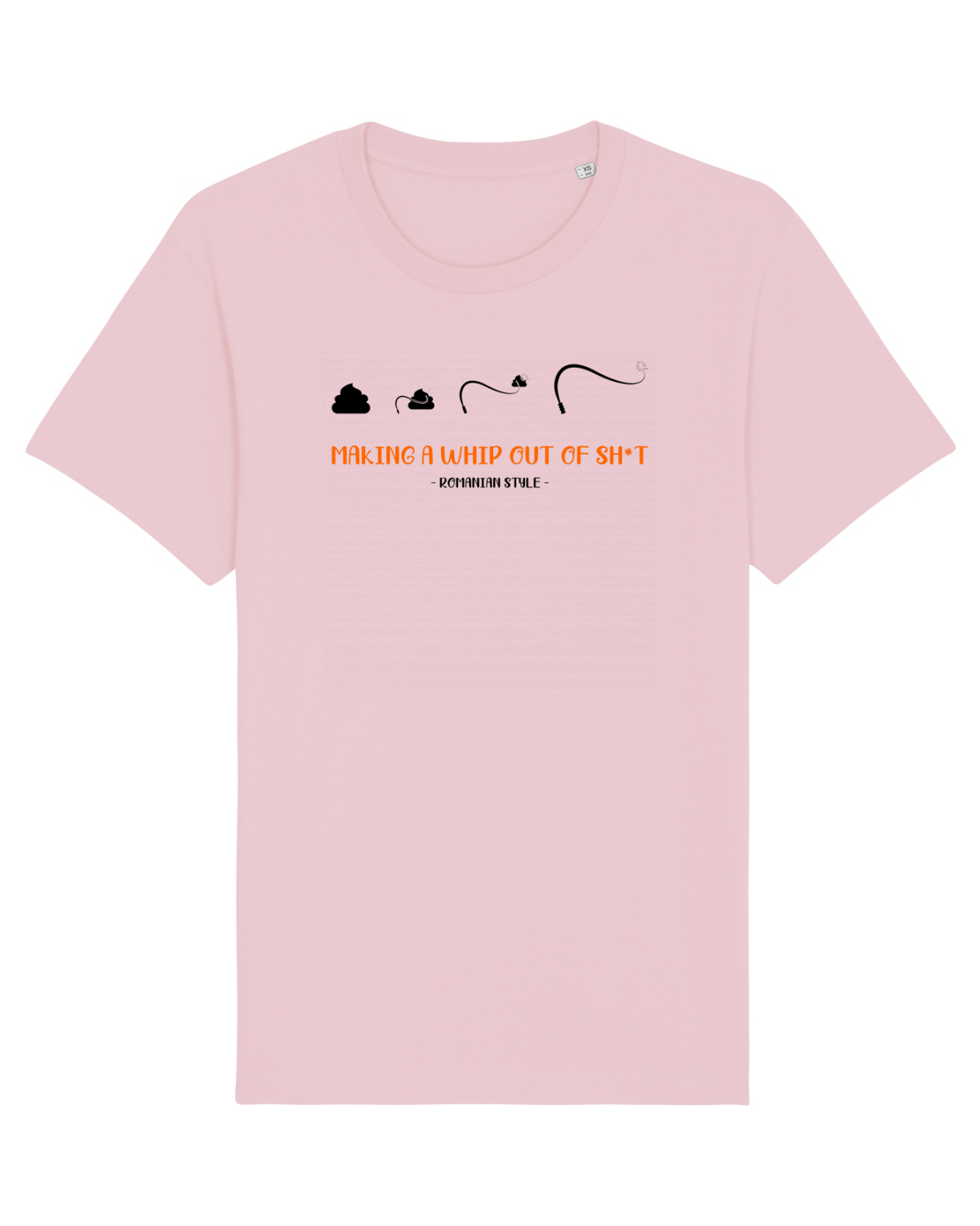 Tricou mânecă scurtă Unisex Rocker Cotton Pink