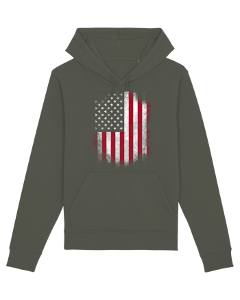 USA Flag Khaki