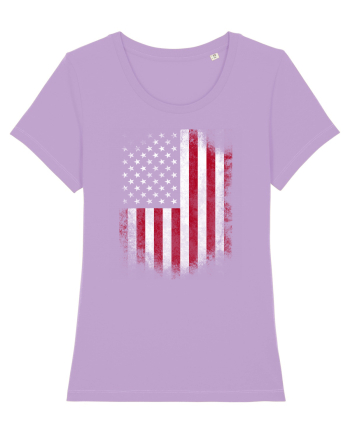 USA Flag Lavender Dawn