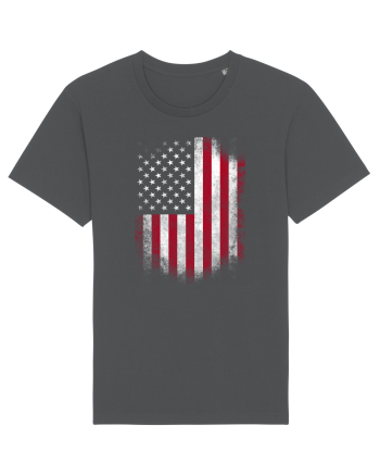USA Flag Anthracite