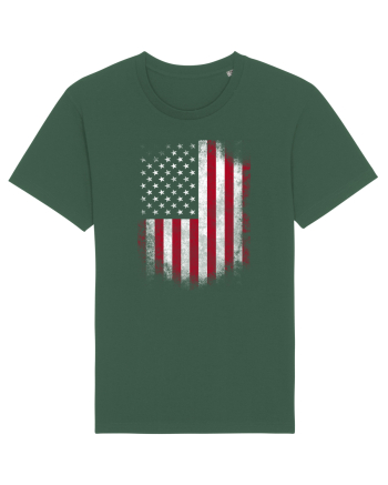 USA Flag Bottle Green