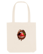 Chocolate strawberry lips Sacoșă textilă