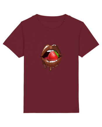 Chocolate strawberry lips Burgundy