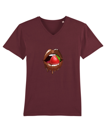 Chocolate strawberry lips Burgundy