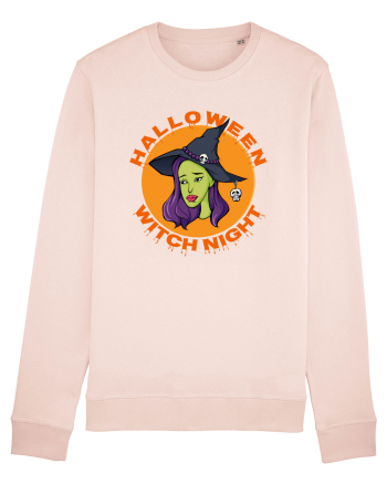 Halloween Witch Night Green Face Witch Candy Pink