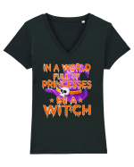 In A World Full Of Princesses Be A Witch Tricou mânecă scurtă guler V Damă Evoker