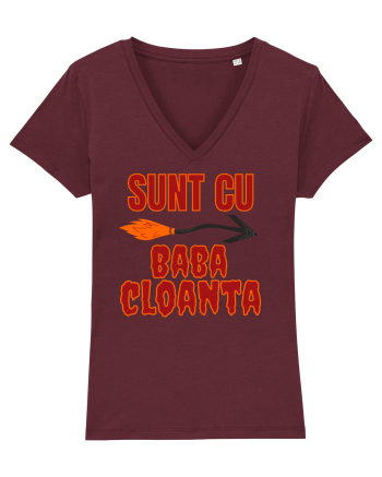 Sunt cu Baba Cloanta Burgundy