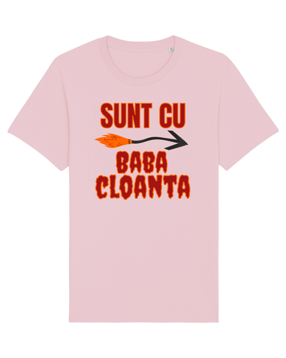 Tricou mânecă scurtă Unisex Rocker Cotton Pink