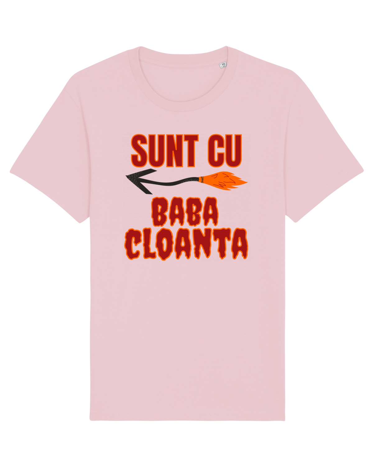 Tricou mânecă scurtă Unisex Rocker Cotton Pink