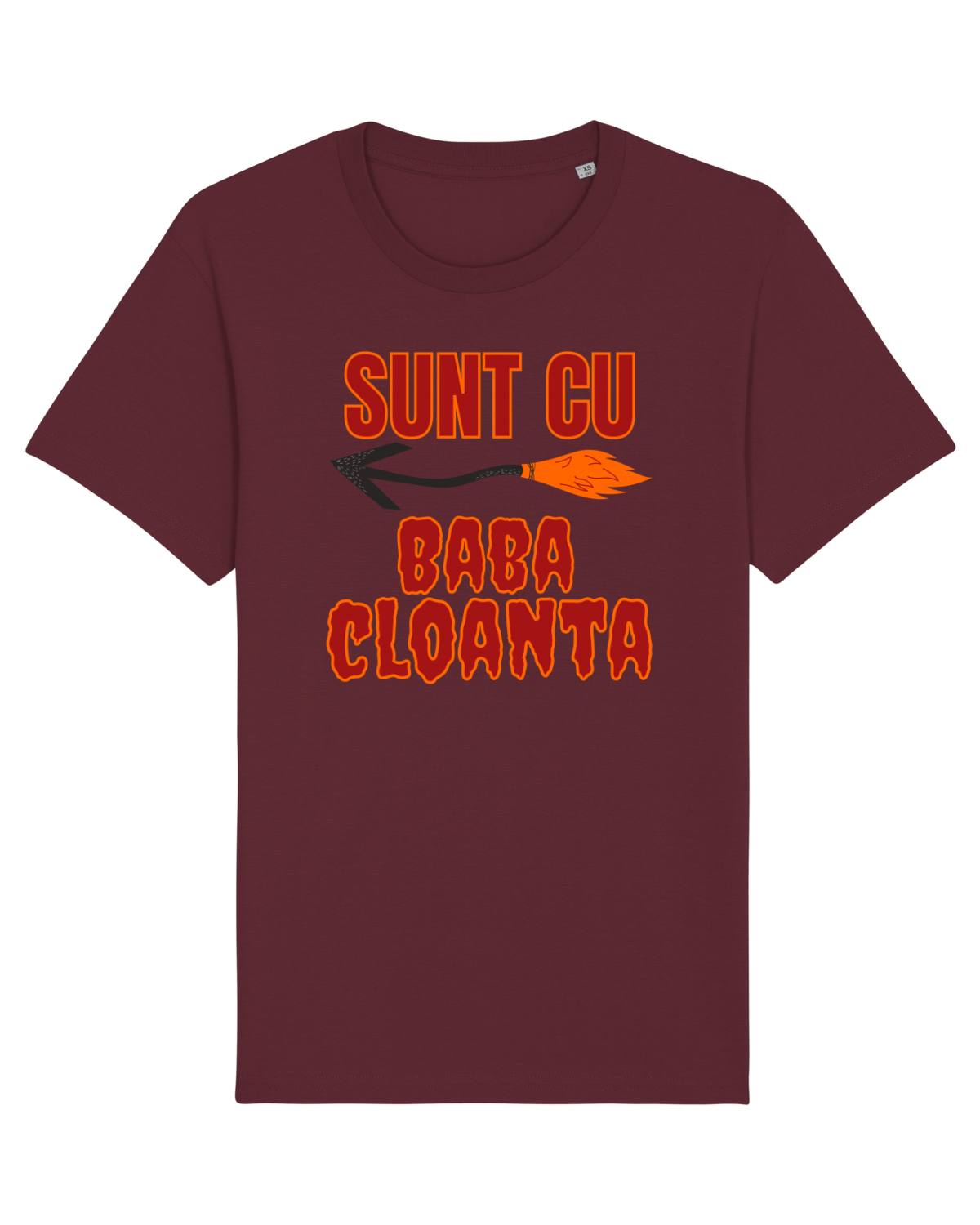 Tricou mânecă scurtă Unisex Rocker Burgundy