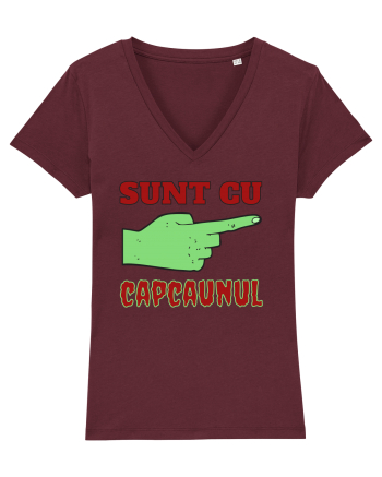 Sunt cu Capcaunul Burgundy