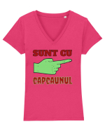 Sunt cu Capcaunul Tricou mânecă scurtă guler V Damă Evoker
