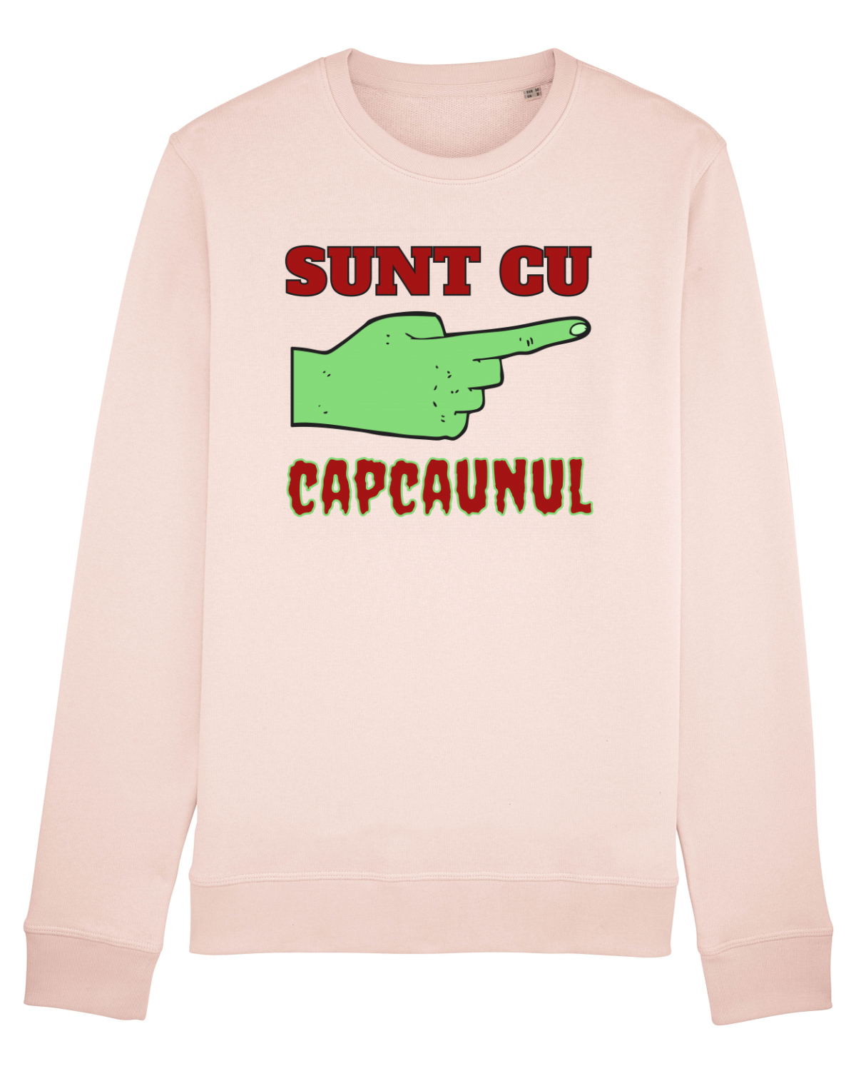 Bluză mânecă lungă Unisex Rise Candy Pink