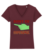 Sunt cu Capcaunul Tricou mânecă scurtă guler V Damă Evoker