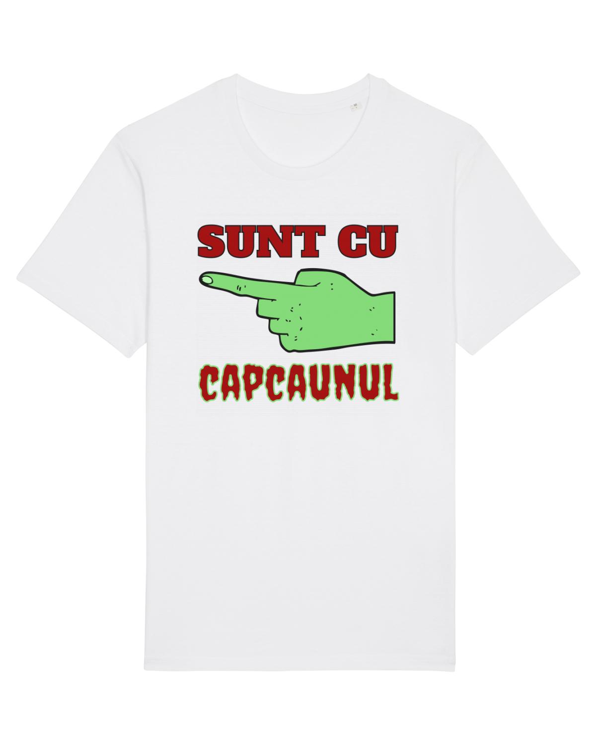 Tricou mânecă scurtă Unisex Rocker White