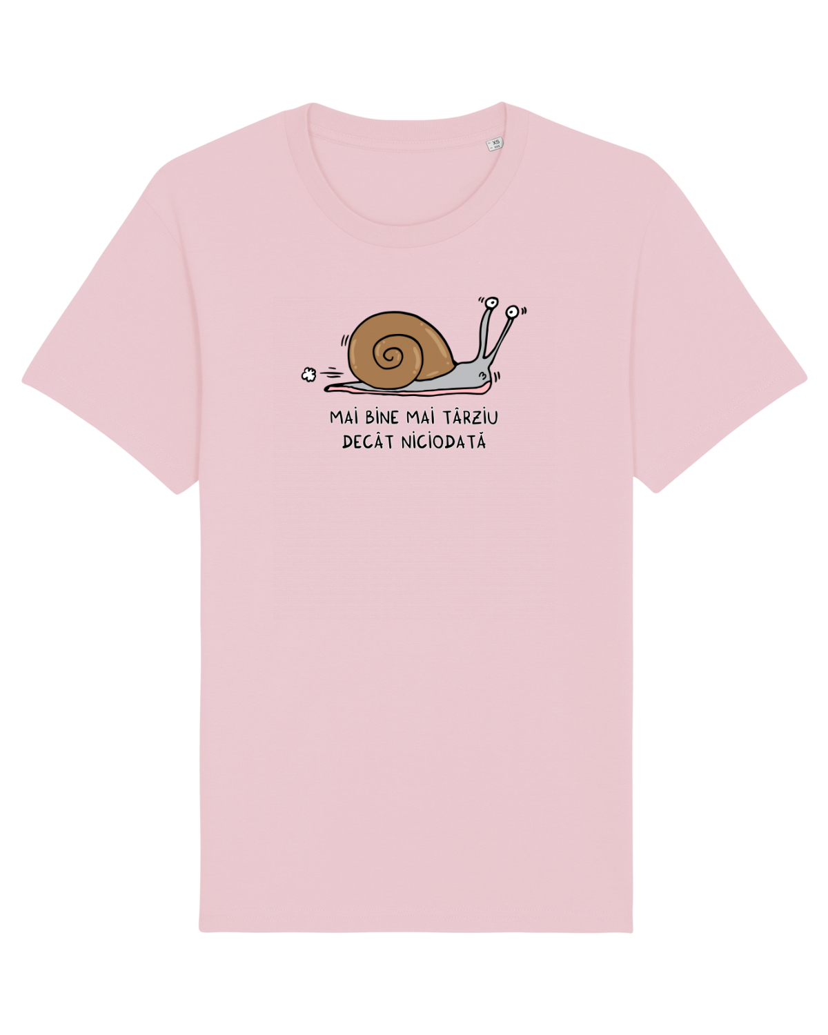 Tricou mânecă scurtă Unisex Rocker Cotton Pink