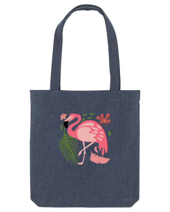 Pink Flamingo Midnight Blue