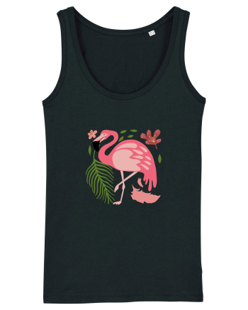Pink Flamingo Black
