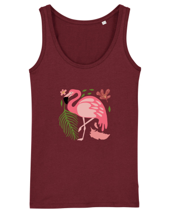 Pink Flamingo Burgundy