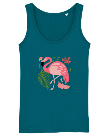 Pink Flamingo Ocean Depth