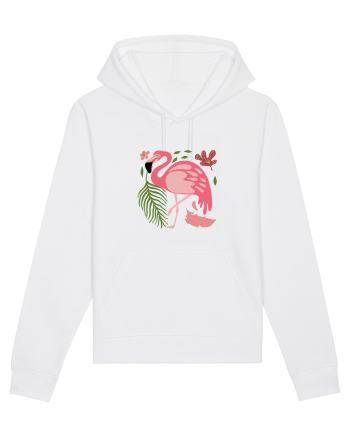 Pink Flamingo White
