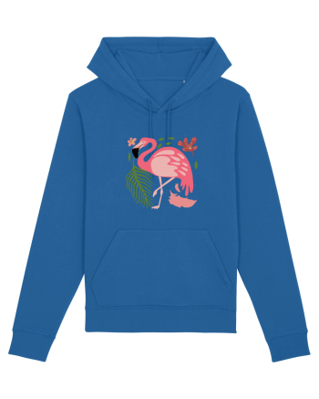 Pink Flamingo Royal Blue