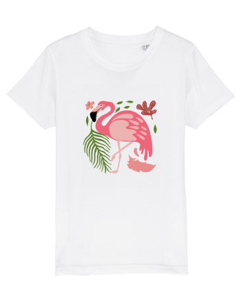 Pink Flamingo White