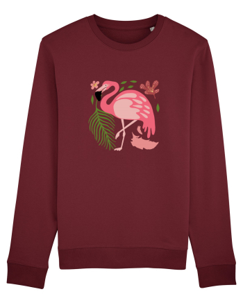 Pink Flamingo Burgundy