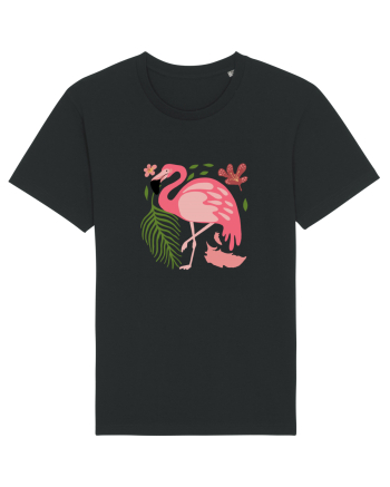 Pink Flamingo Black