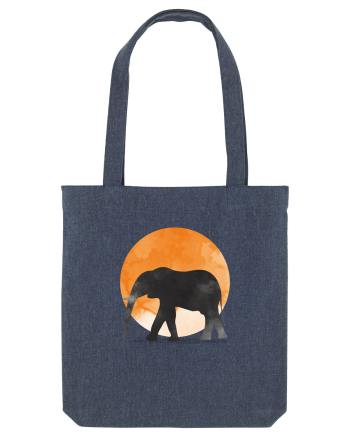 Moon Elephant Midnight Blue