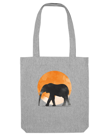 Moon Elephant Heather Grey