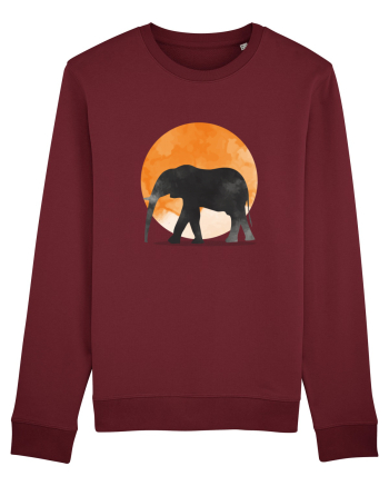 Moon Elephant Burgundy