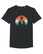 Vintage Man Tricou mânecă scurtă guler larg Bărbat Skater
