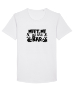 Meet Me At The Bar Tricou mânecă scurtă guler larg Bărbat Skater